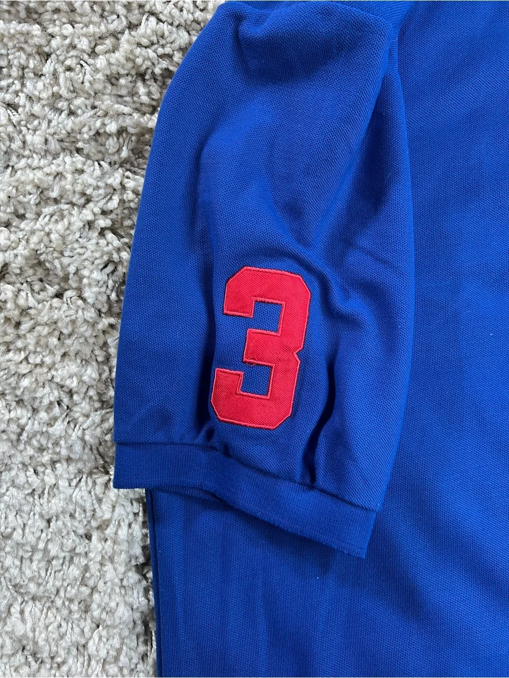 Ralph Lauren Men’s Royal Blue Polo with Large Red  Pony NWT